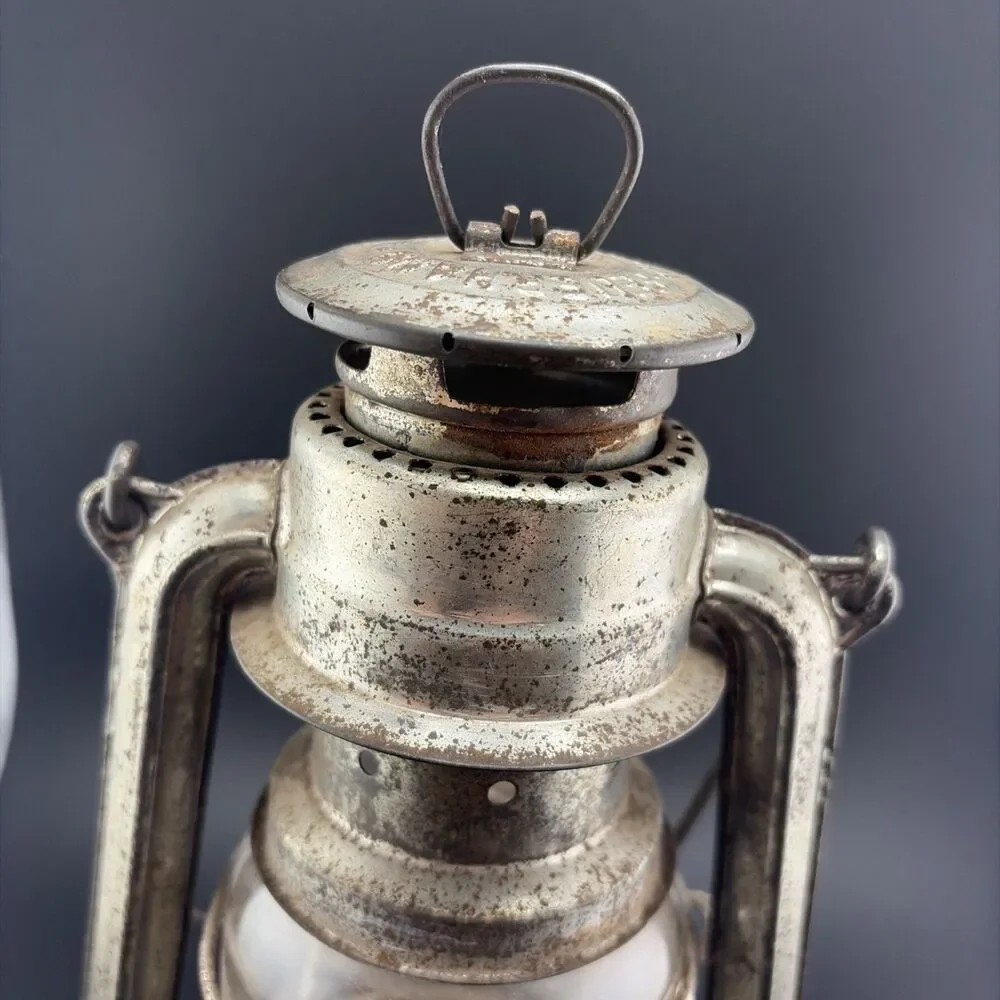 Vintage Feuerhand No. 275 Baby Lantern lamp West Germany Original Glass